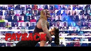 The Fiend Bray Wyatt vs. Braun Strowman vs. Roman Reigns No Holds Barred Payback Full Match