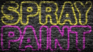 Create Spray Paint Text in Photoshop