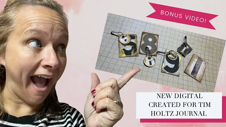 BONUS VIDEO - New Digital I Created For My Tim Holtz Journal - So Amazing - I Just HAD To Share!