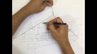 Technique de l'élastique pour dessiner en perspective