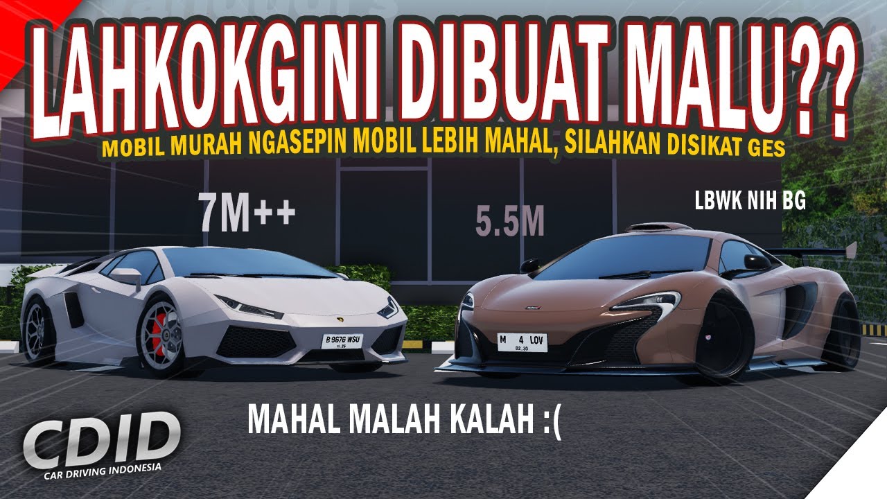 McLaren 650S LBWK Lawan Aventador! Supercar Murah Bisa Kalahin Raja? | CDID UPDATE ROBLOX V2.2