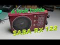 Saba RX 122 ; A look inside... - Uncut  | Electronics
