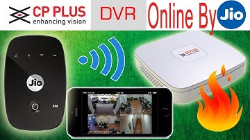 how to connect cp plus dvr to jio wifi | cp plus dvr ko jio router se kaise | JioFi 4G Wifi Router
