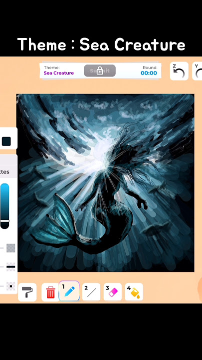 Theme :  Sea creature #roblox #art #drawing #fyp  #gaming #shorts