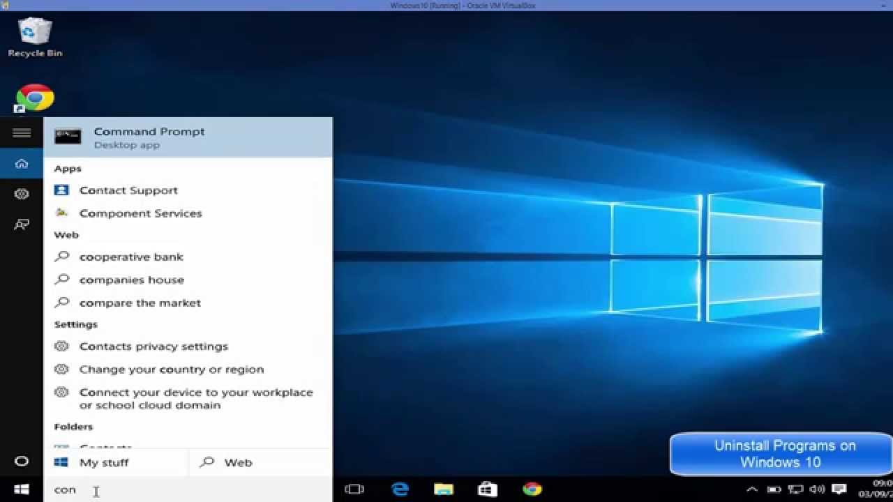 How to Uninstall Programs / Apps on Windows 10 - YouTube