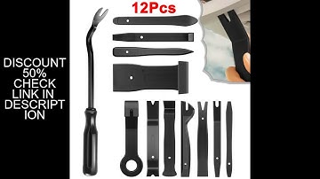12PCS Auto Trim Removal Tool Kit No-Scratch Tool Kit for Car Audio Dash Panel Window Molding Fastene