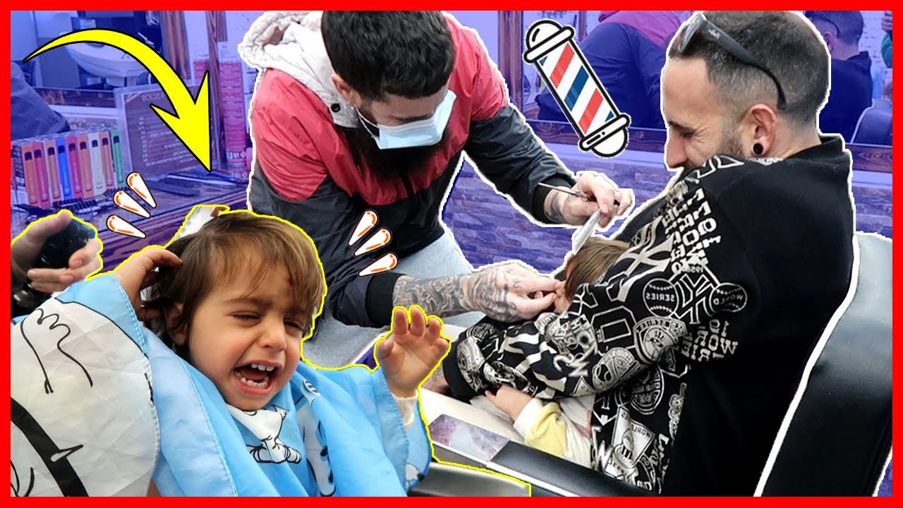 LE CORTAMOS POR PRIMERA VEZ EL PELO A JULEN Y LLORA MUCHO | Familia Amiguindy