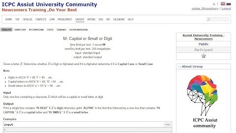 M.Capital or Small or Digit codeforces solution Assuit sheet 1