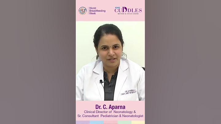 Is it safe to continue breastfeeding baby during fever? | Dr. C Aparna | KIMS Cuddles, Kondapur