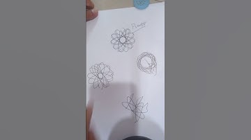 What does this pattern resemble ??Magic ruler smart ruler, big wisdom #2024 #short #spirograph