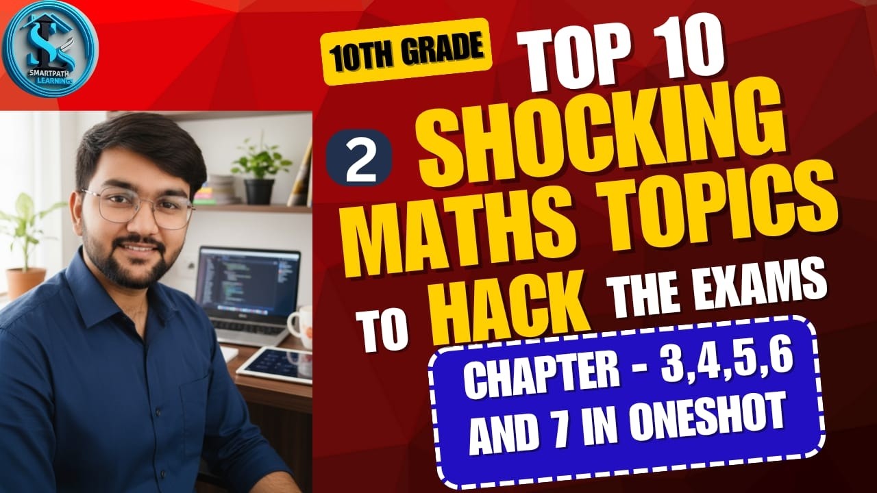 Class 10 Boards - COMPLETE NCERT MATHS in 3 Video || All 14 Chapters ☠️ || Mr. Pandey sir||TOP 10 QS