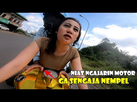 NIAT MAU NGAJARIN MOTOR MALAH NEMPEL