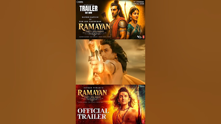 Ramayana - Official Trailer | Ranbir Kapoor | Sai Pallavi | Nitesh Tiwari | Ramayan New Trailers