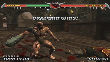 #1108 Mortal Kombat Deception (PS2) Unplayable Characters (10/16): Drahmin gameplay.