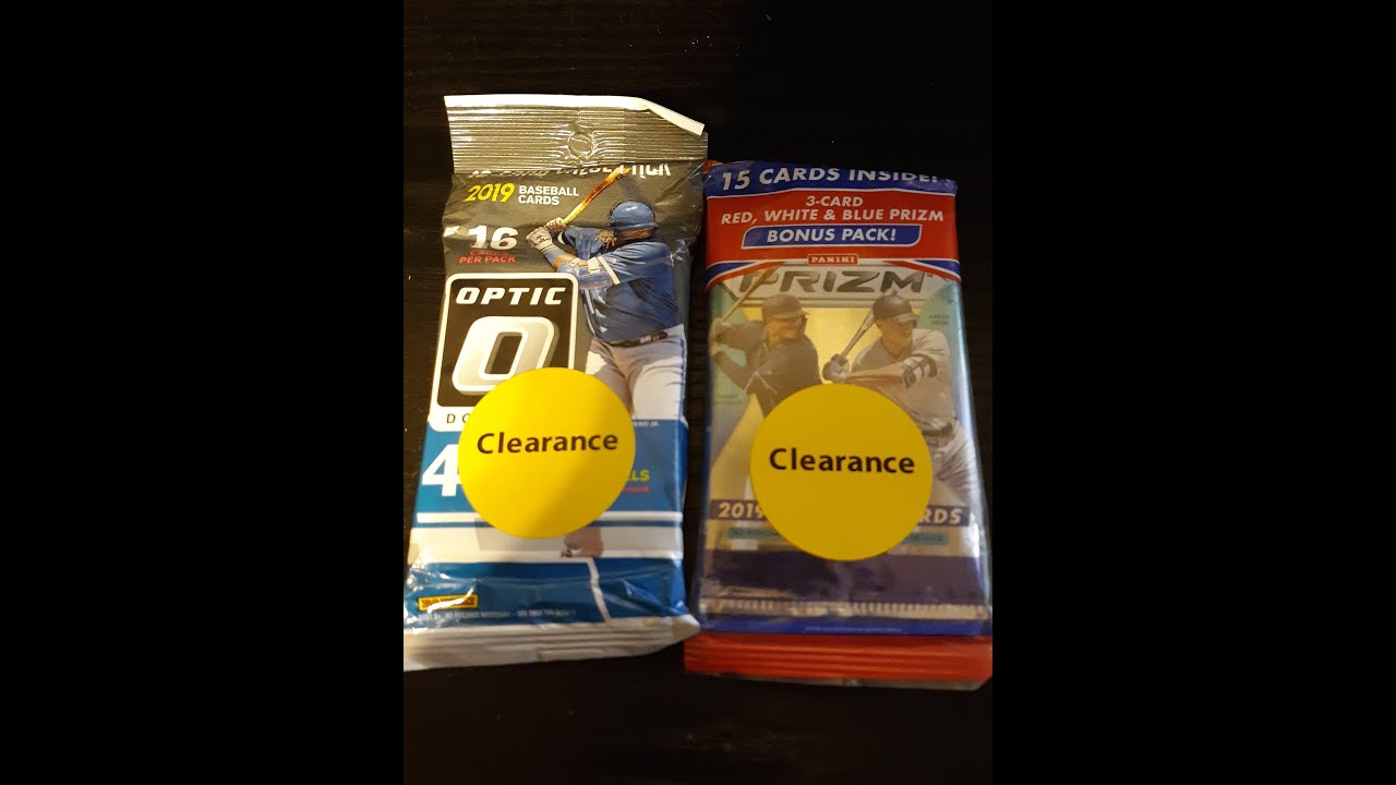 2019 Prizm / 2019 Optic Baseball Clearance Pack Break YouTube