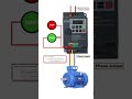 Three wire controlling of variable frequency drive VFD