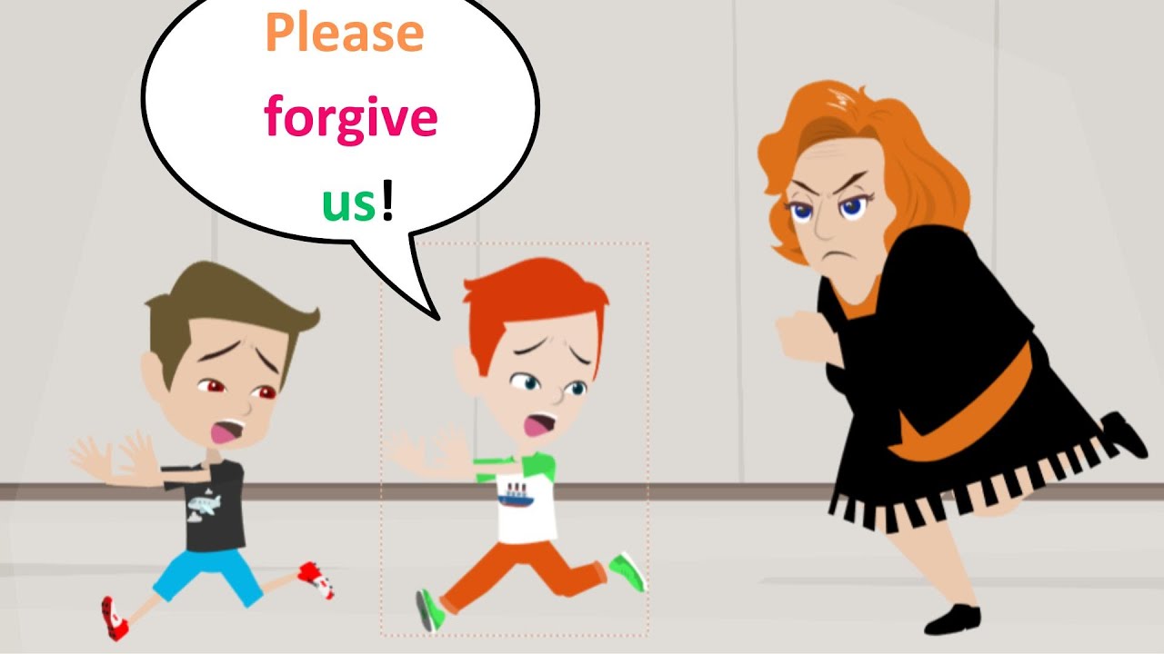 Miss Julia is very strict - Funny Cartoon Story - Lucas English