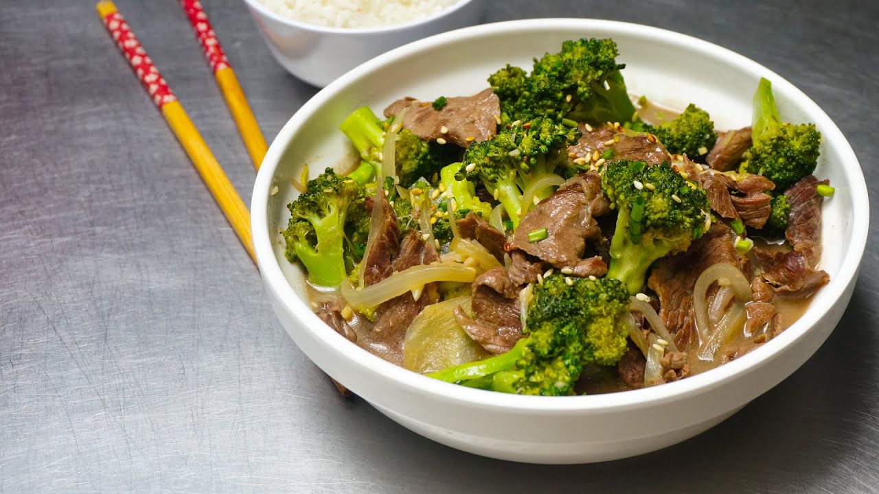 Beef & Broccoli Stir Fry Easy Chinese Recipe YouTube