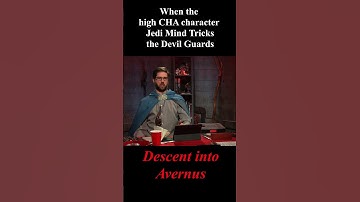 Jedi Mind Tricking Devil Guards  |  Descent into Avernus  #dnd #shorts