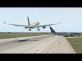 A350 Singapore Airlines Almost Crash On The Runway | X-Plane 11