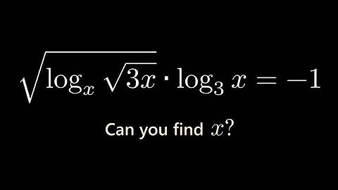 This Logarithmic Equation Will Test Your Math Skills!