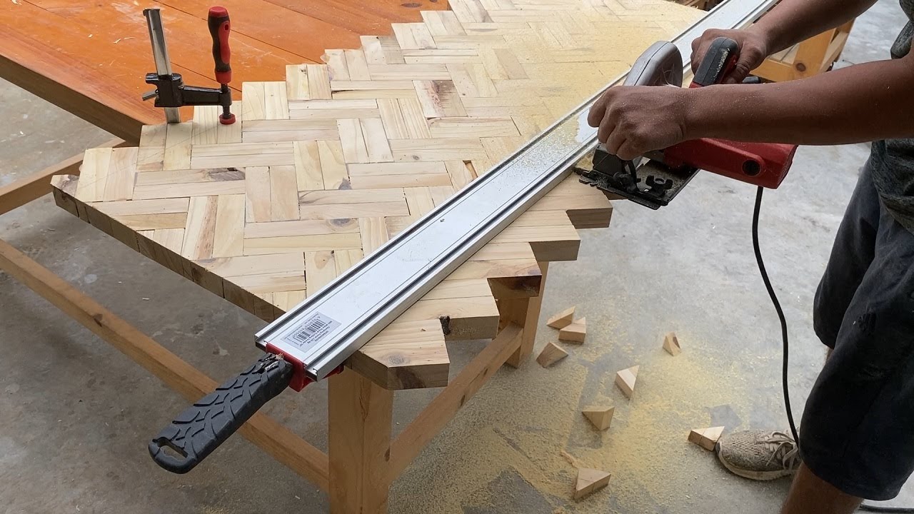 Как сделать деревянный раскладной стол с полкой для книг