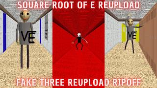 The First Ripoff I Play And It's Really Cool!! - Square Root of E Reupload - Baldi's Basics Mod
