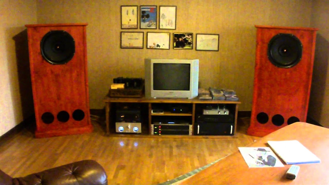 AUDIO NIRVANA 15 ALNICO 13.6 CU FT BASS REFLEX VIDEO TEST1