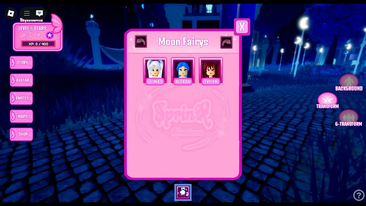 SprinX Adventure 2025- Roblox Game