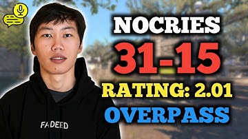 NOCRIES (31-15) RATING: 2.01 | NA FACEIT (OVERPASS) +VOICE | CS2 POV