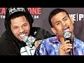 GERVONTA DAVIS VS ROLLY ROMERO HILARIOUS BACK & FORTH FINAL PRESS CONFERENCE & FACE OFF