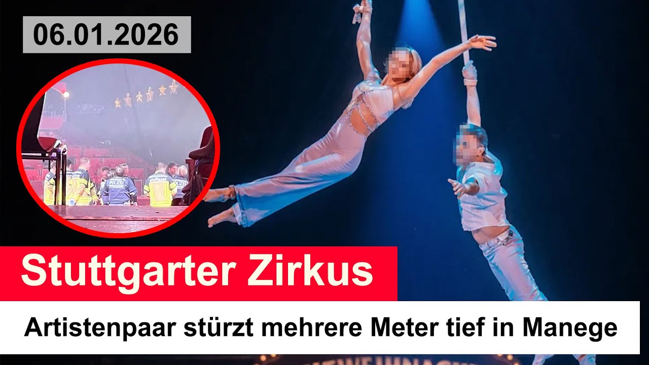 Stuttgart: Unfall beim Weltweihnachtscircus