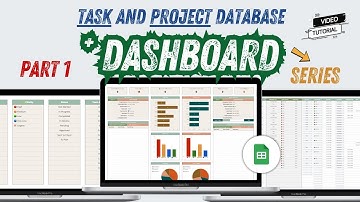 Project and Task Management  Dashboard in Google Sheets (Part 1/2) | Google Sheets Dashboard Series
