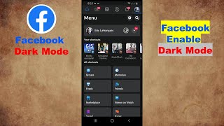 How to Enable Dark Mode in Facebook Account