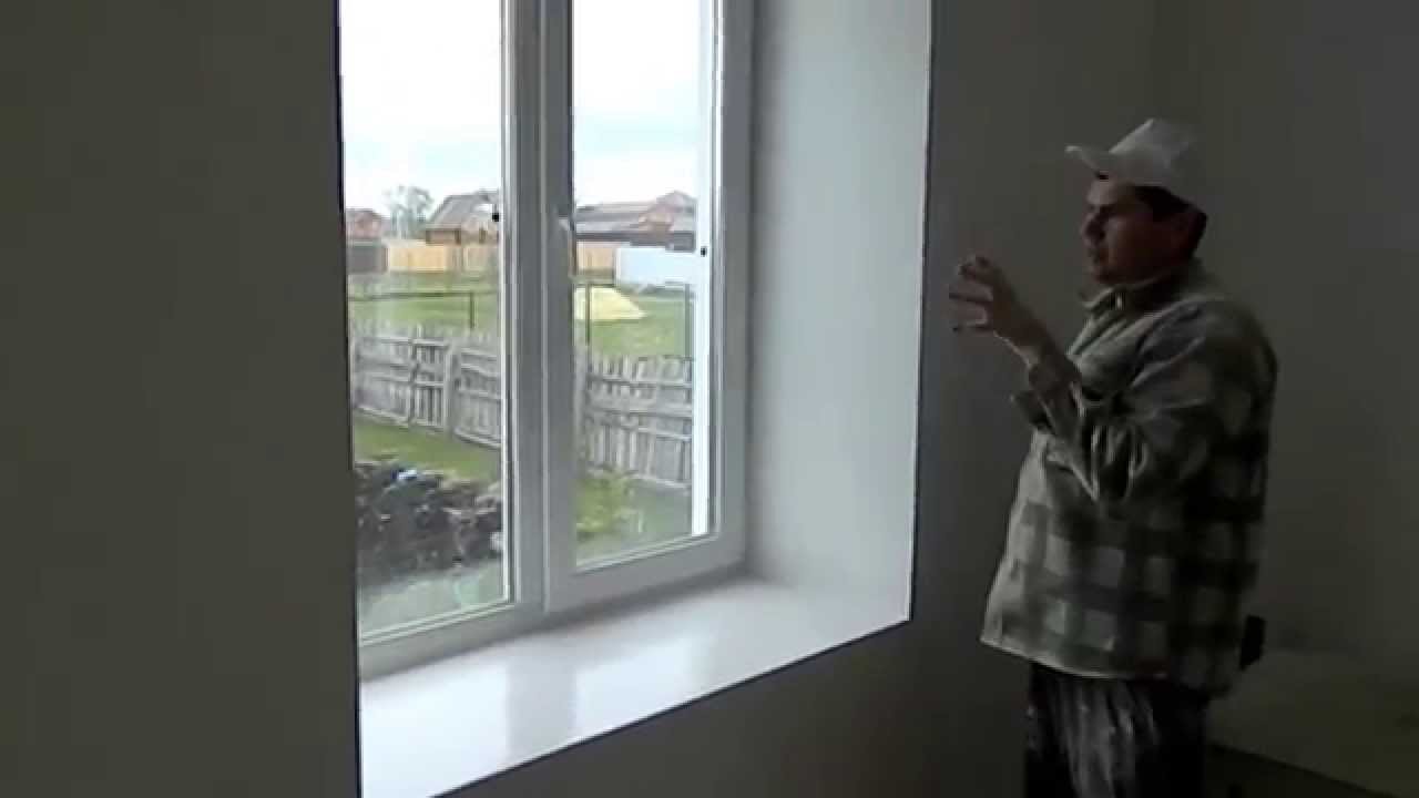 хитрости в покраске откосов