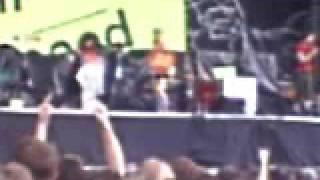 Chicks on Speed getting Boo&#39;d off Stage at Red Hot Chili Peppers Hyde Park