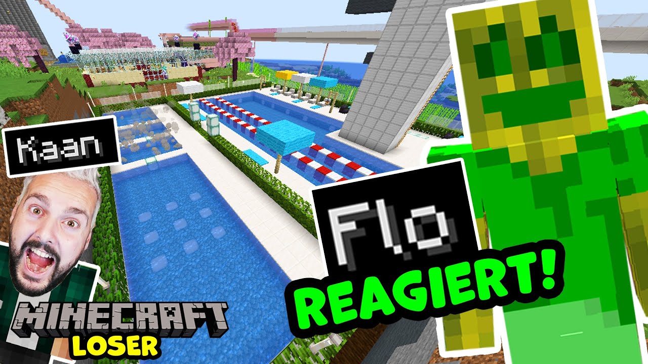 CHAOSFLO REAGIERT AUF UNSER MINECRAFT LOSER DORF!