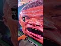 Repairing Mbappé's glowing eyes. #ledscreen #leddisplay #ledwall #ledmodule #eagerled #rentalled