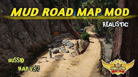 🍁MUD ROAD MAP MOD For Bus simulator Indonesia ✅ // BUSSID Map Mod V3.7 #map_mod_bussid #MUDMAP✅🍁