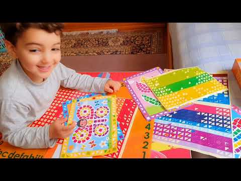 Vidéo: Jeux éducatifs : Mosaïques Maison