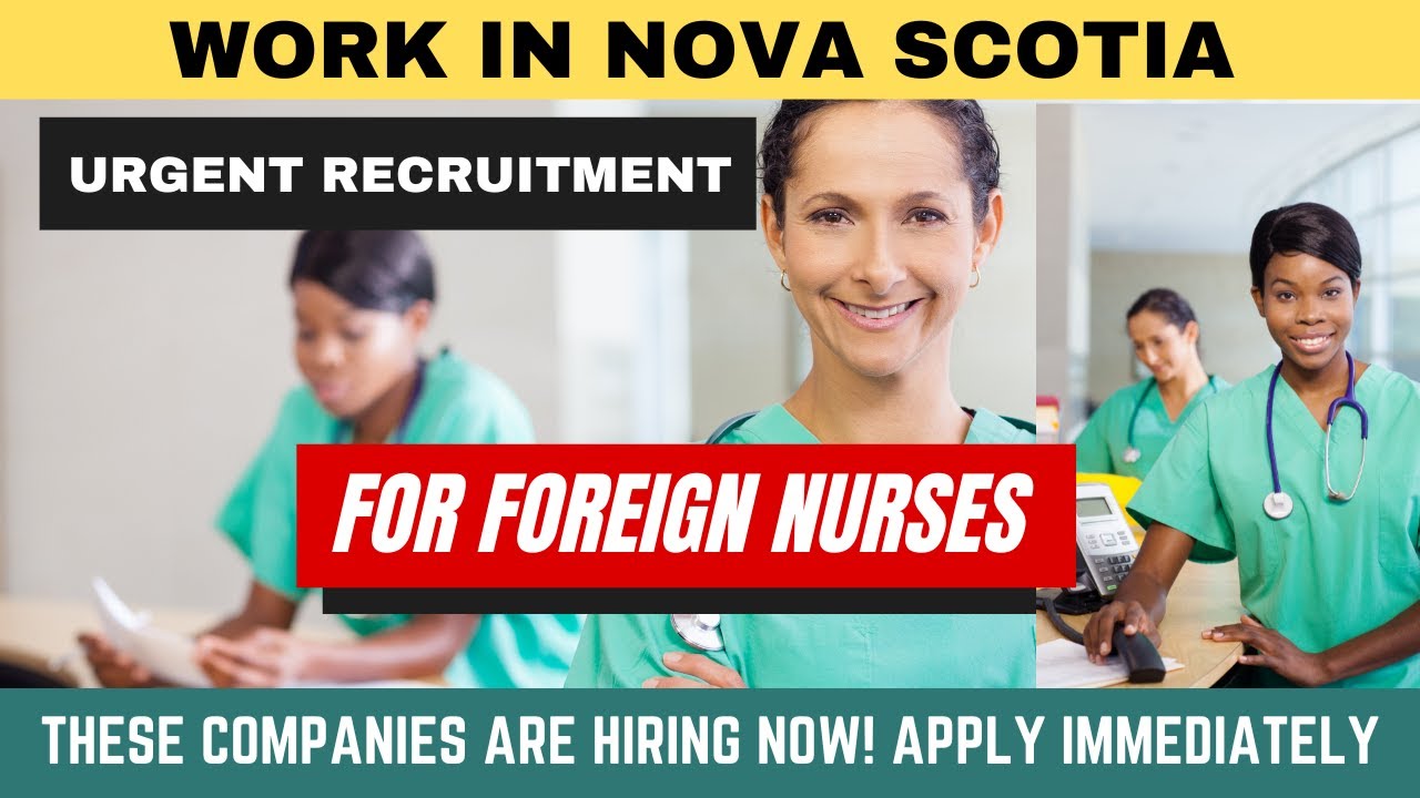 Companies currently hiring internationally educated nurses in nova