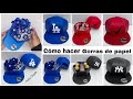 Aprende hacer gorras 🧢 de papel de una manera fácil y sencilla ideas bonitas 😍 🔜hermoso regaló 🎁