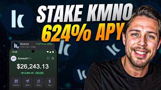 Kamino Coin Staking Tutorial 💎 Best APY on Jupiter (624%)