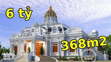 Liệu có mẫu nhà nào HOÀNH TRÁNG hơn mẫu dinh thự lâu đài này? | LV 11008 | LUXVIET