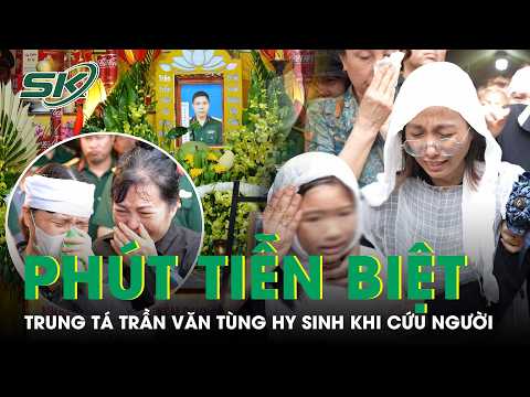 Final Farewell to the Lieutenant Colonel Who Died Saving Others: Tears Flow as the Sky Weeps | SKDS
