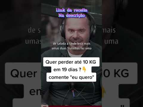 RECEITA INCRÍVEL PARA EMAGERCER RÁPIDO