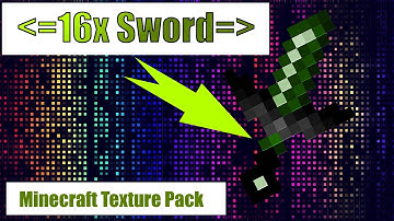 How To Make a 16x Sword When Minecraft Texturing. (No Pluggins Required)
