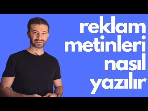 Video: Reklam Metni Nasıl Yazılır