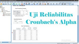 Uji Reliabilitas Cronbach's Alpha | Tutorial SPSS Terbaru