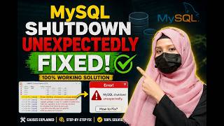 Solved ✅| Error: XAMPP MySQL shutdown unexpectedly ⚠️